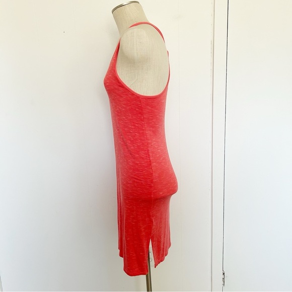 Anthropologie Saturday Sunday Asa Tank Coral Dress Size XS Orange Cross Back - Picture 4 of 8